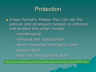 Urban forestry | PPTX