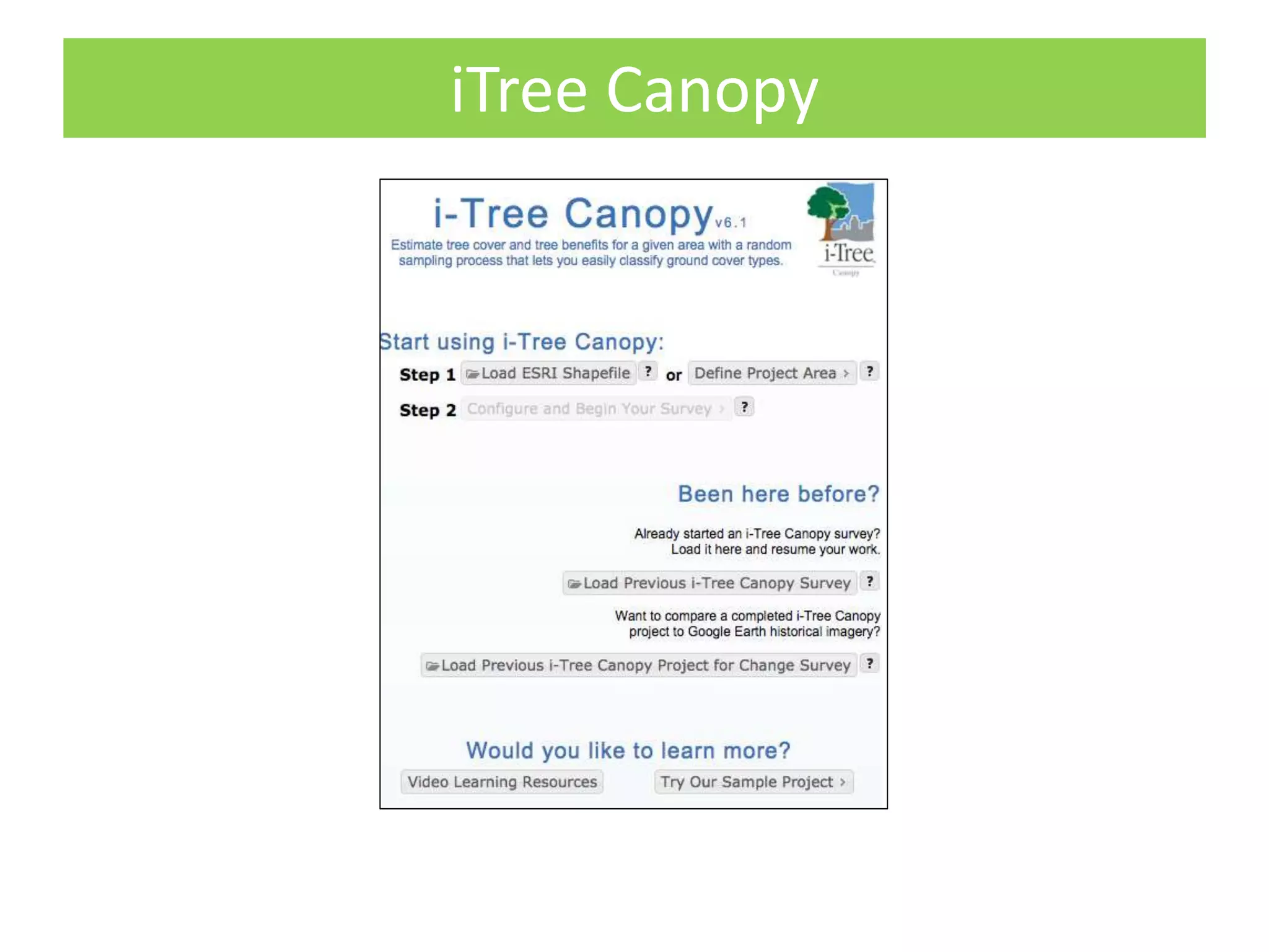 iTree Canopy
 