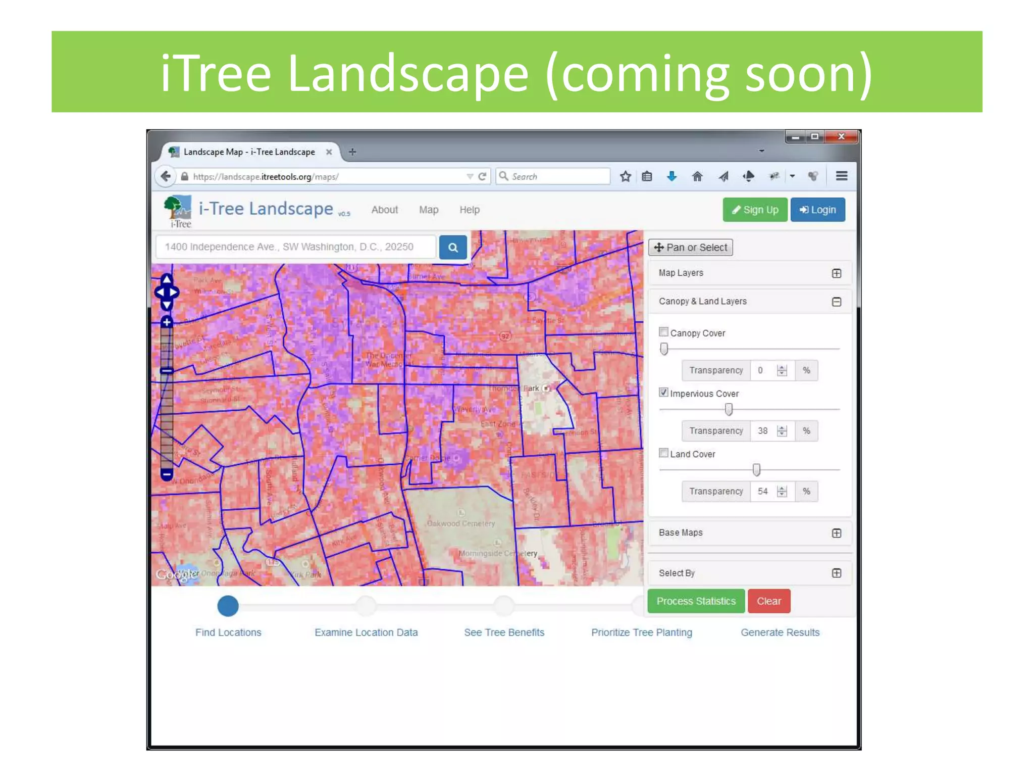 iTree Landscape (coming soon)
 