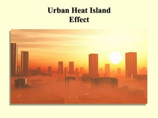 Urban Heat Island
Effect
 