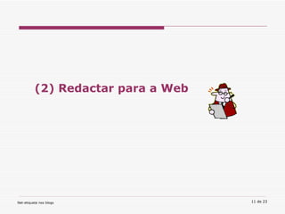 (2) Redactar para a Web 