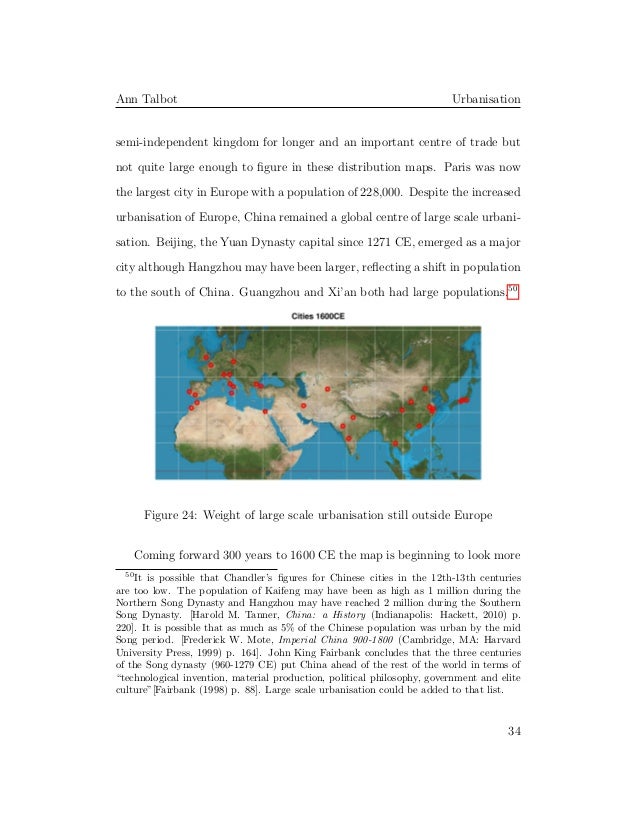 Urbanisation Ann Talbot