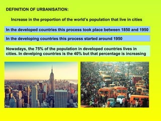 Urbanisation in developing countries | PPT