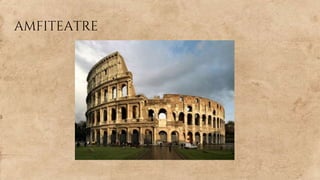amfiteatre
 