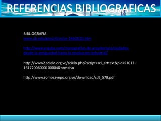 BIBLIOGRAFIA
www.ub.edu/geocrit/sn/sn-146(010).htm
http://www.arquba.com/monografias-de-arquitectura/ciudades-
desde-la-antiguedad-hasta-la-revolucion-industrial/
http://www2.scielo.org.ve/scielo.php?script=sci_arttext&pid=S1012-
16172006000100004&nrm=iso
http://www.somosavepo.org.ve/download/cdt_578.pdf
 