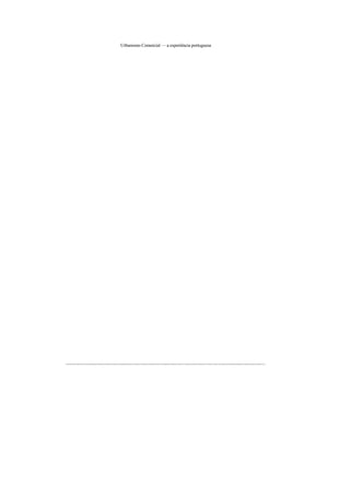 Urbanismo Comercial — a experiência portuguesa
 