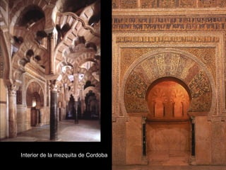 Interior de la mezquita de Cordoba

 