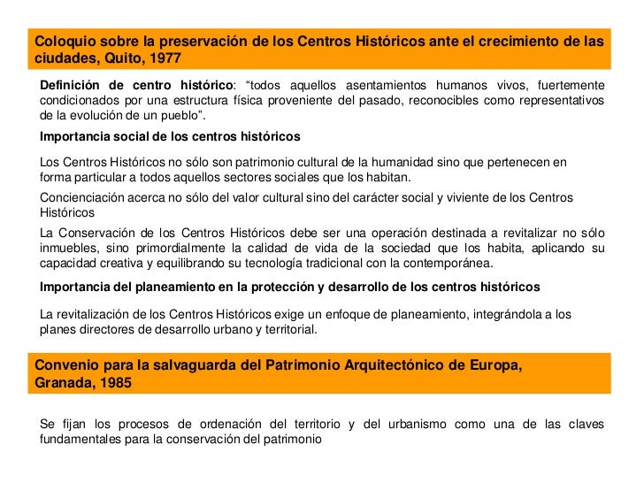 Urbanismo vs patrimonio