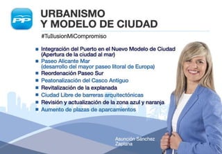 Urbanismo y Modelo de Alicante