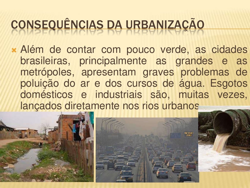 Sobre A Urbanização Brasileira é Correto Afirmar Que
