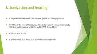 Urbanization and Housing Growth in Pakistan: Trends, Factors, and ...
