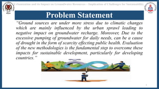 Urbanization and its Impact on Groundwater Resources –.pptx