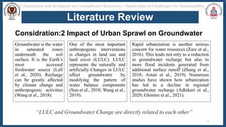 Urbanization and its Impact on Groundwater Resources –.pptx