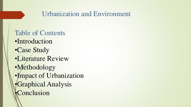 What are the positive effects of urbanization?