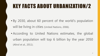 Urbanization & the epidemiology of infectious diseases | PPT