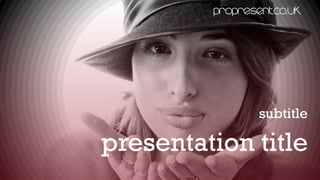 propresent.co.uk subtitle presentation title 