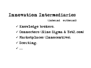 LivingLabs & Open Innovation