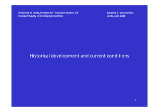 Urban Mobility Challenges in Developing Countries - the Case of Latin ...