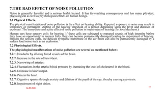 Noise pollution a case studies In Agartala municipal council | PPTX