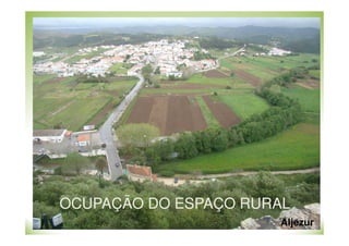 OCUPAÇÃO DO ESPAÇO RURAL
Aljezur

 