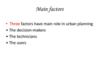 Urban planning in india | PPTX