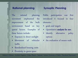 Planning Rationale Example Urban planning presentation 01 | PPTX