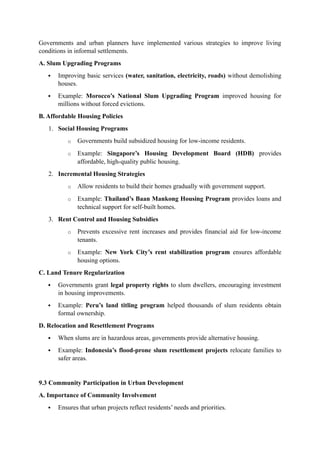 Urban Planning, Property Ownership, and Land Disputes.docx