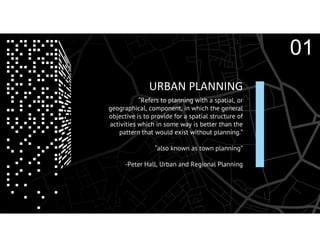 Urban planning theories guide how cities develop and function | PDF