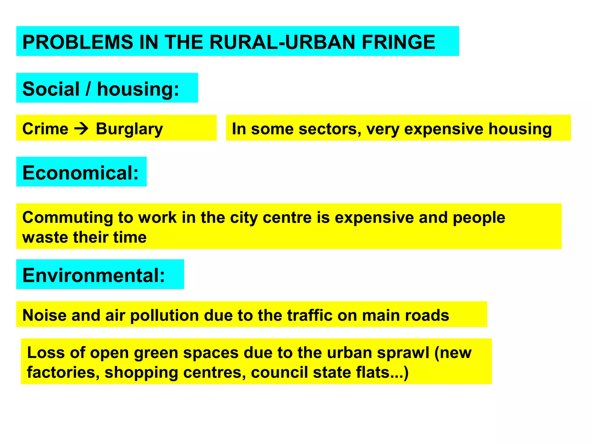 Urban problems in big cities of the developed | PPT