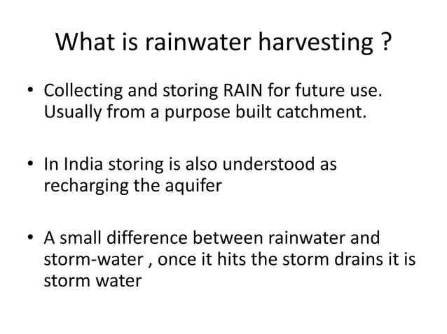 Urban rainwater harvesting systems promises and challenges in Bangalore ... - Urban Rainwater Harvesting Systems