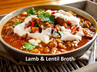 Lamb & Lentil Broth
 