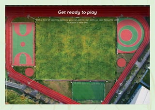 With a host of sporting options, you can polish your skills on your favourite sport
or master a new one.
Actual
site
photograph
of
#Rivergreens,
Manjari.
Get ready to play
 