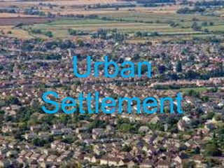 Urban
Settlement
 