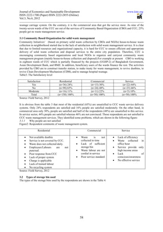 Urban solid waste management a study on comilla city corporation | PDF