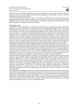 Urban solid waste management in ghana an assessment of zoomlion’s ...
