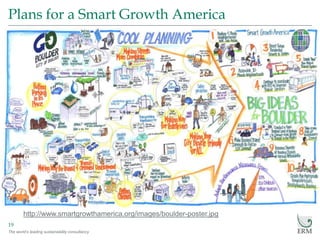 The world’s leading sustainability consultancy
Plans for a Smart Growth America
19
http://www.smartgrowthamerica.org/images/boulder-poster.jpg
 