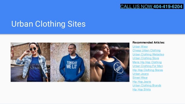 urban clothing sites