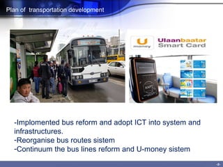 [Urban transportation policy program] action plan ulaanbataar | PPT