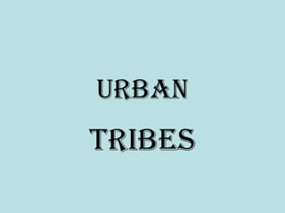 urban tribes 