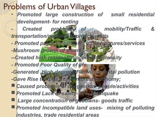 Incompatible Residential Development Critical Thinking in Urban villages- Chandigarh | PPTX