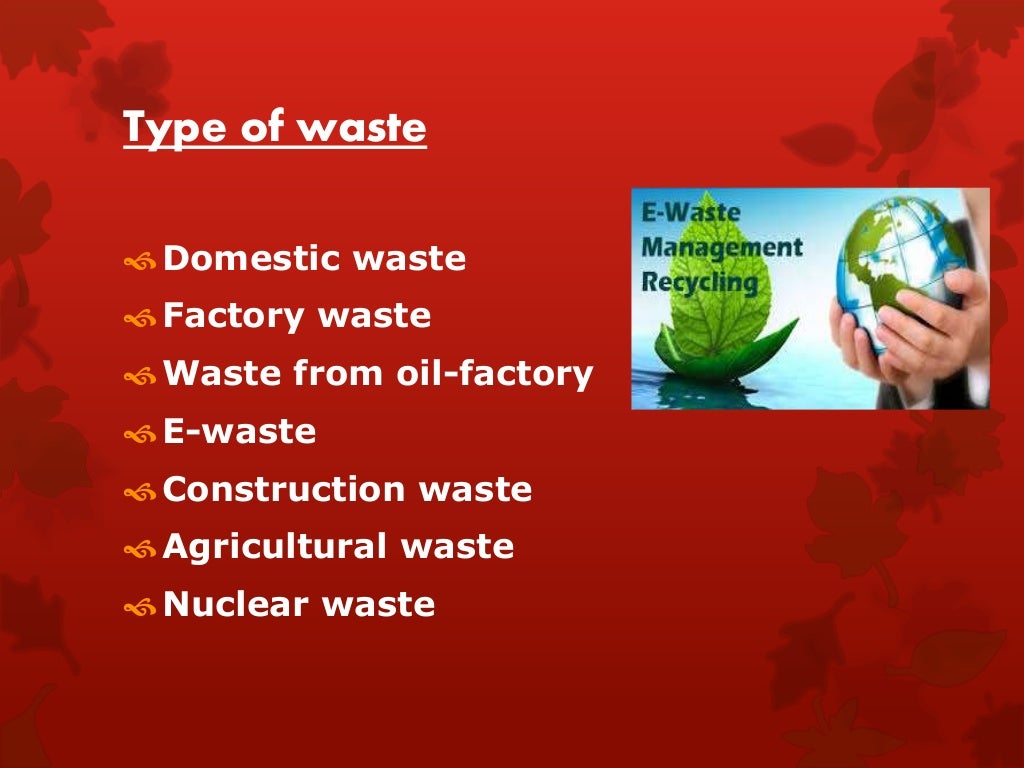 Urban waste management