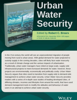 Urban Water Security Book