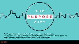 50 LEADERS AND CITIZENS CREATE A NEW URBAN VISION 
 