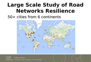 Robustness and Resilience of Cities Around the World | PDF
