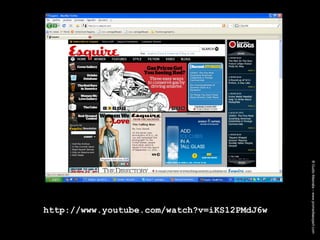 http://www.youtube.com/watch?v=iKS12PMdJ6w ® Guido Masnata – www.promediaexpert.com 