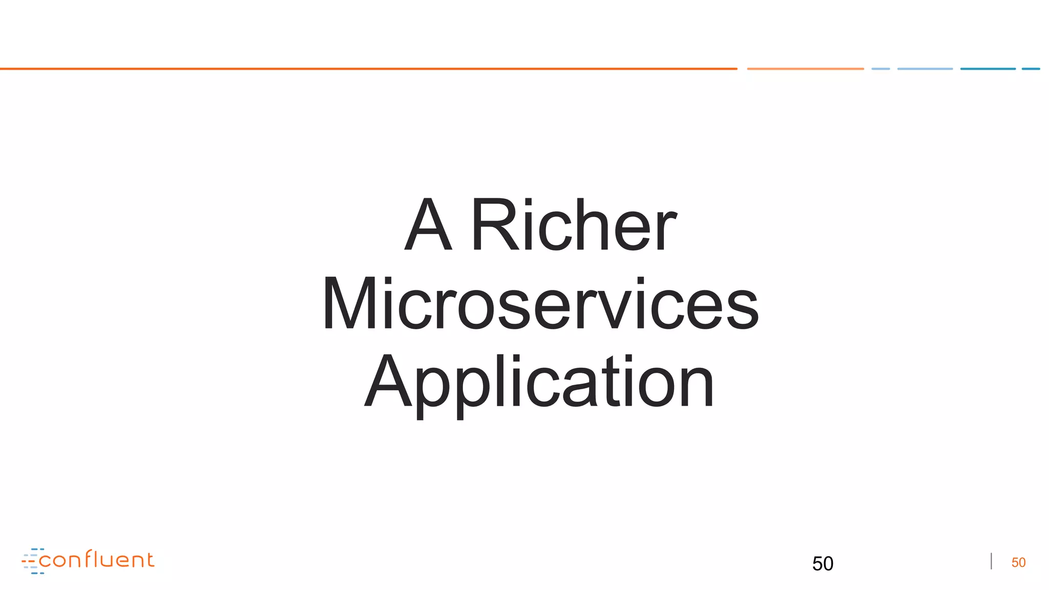 50
A Richer
Microservices
Application
50
 