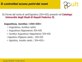 La creazione di un Catalogo unico in linked open data delle Biblioteche delle università Campane e Lucane
