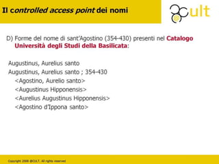 La creazione di un Catalogo unico in linked open data delle Biblioteche delle università Campane e Lucane