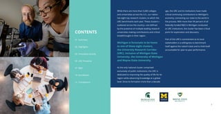 While there are more than 5,000 colleges
and universities across the U.S., our nation
has eight top research clusters, to ...