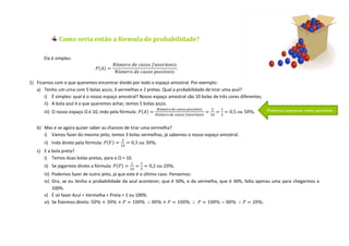 Probabilidade 1/3- FICHA DE INTRODUÇÃO | PDF